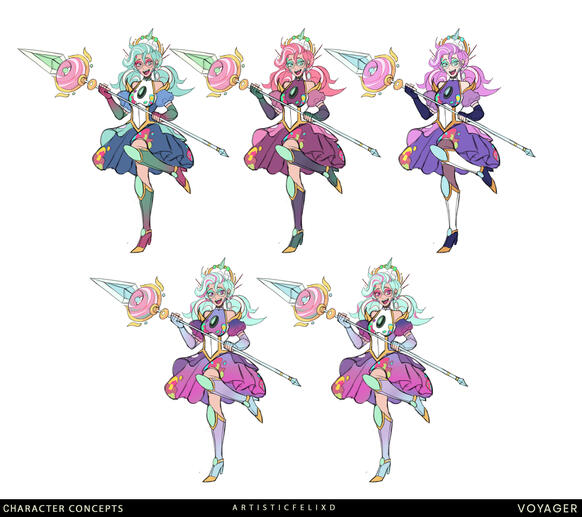 Candy Girl (Color Variations)